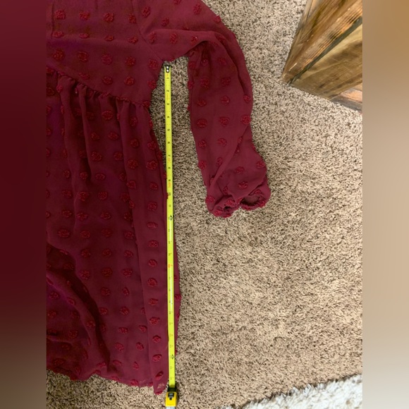 Baby doll Pom Pom  mini dress - Picture 5 of 6